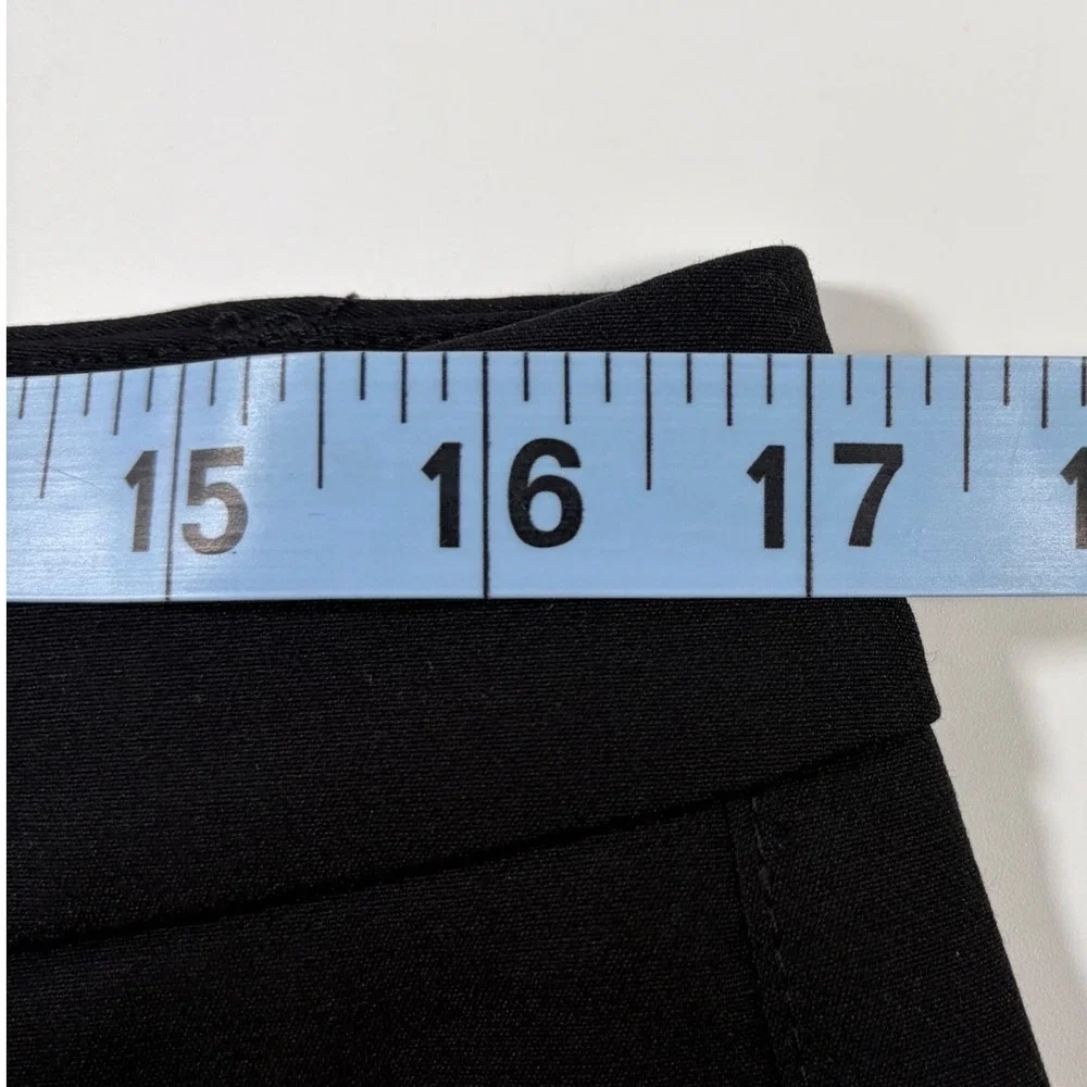 White House Black Market Black Flare Trousers 12 Minimalist Old Money Luxury